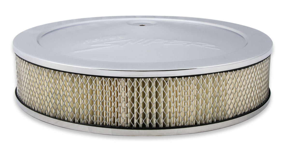 Holley 120-530 Sniper EFI Air Cleaner Assembly - 14" x 3" - Chrome