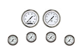 Classic Instruments White Hot Six Gauge Set 101 - WH101SLF