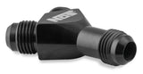 NOS -6AN Forged Y-Block Adapter-Black - 17835BNOS