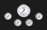 Classic Instruments White Hot Five Gauge Set 365 - WH365SLF