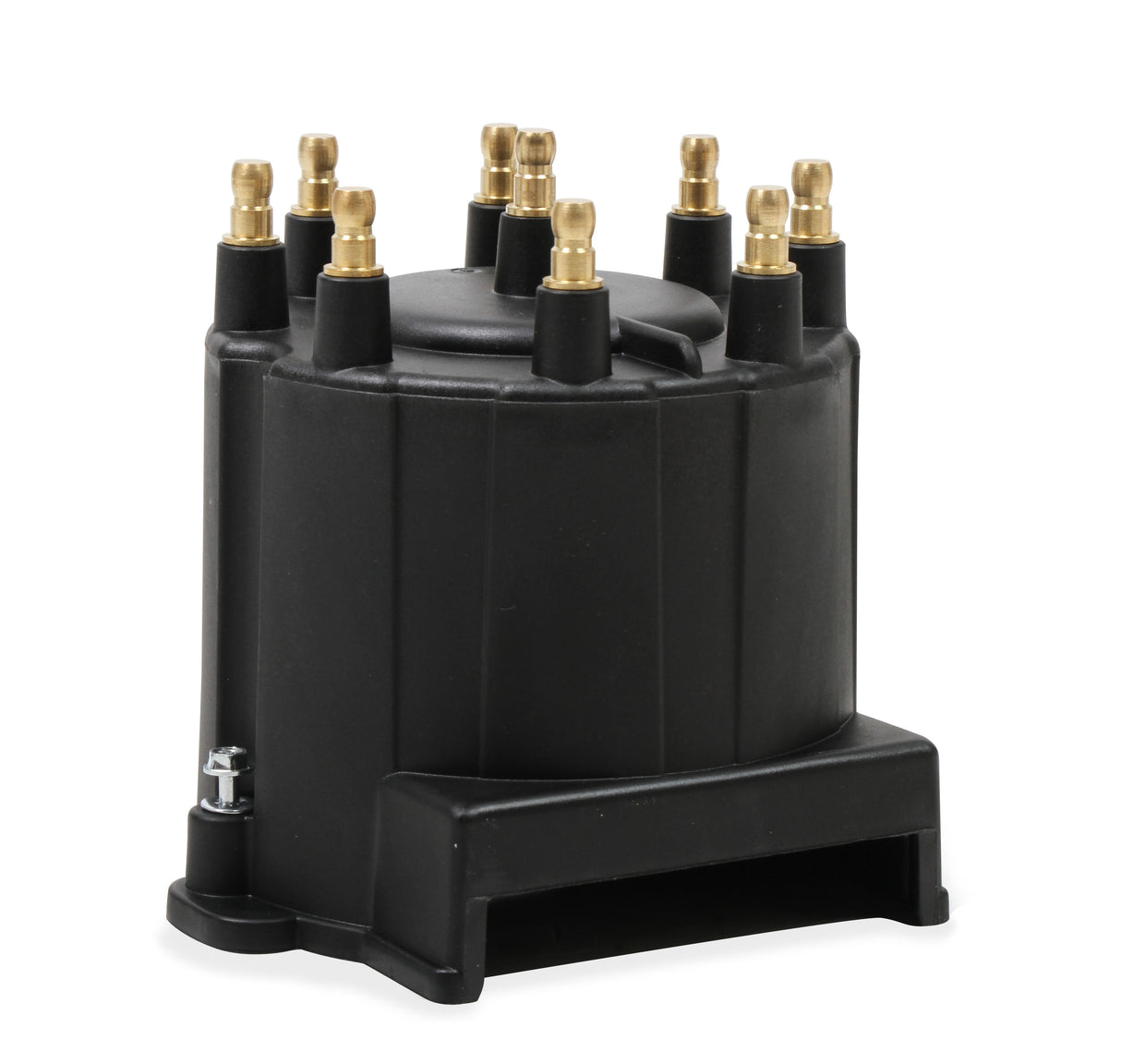 MSD Black Distributor Cap, GM HEI, Late Model, Ext Coil - 84263
