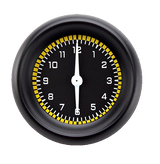 Classic Instruments AutoCross Yellow 2-1/8" Clock - AX90YBLF