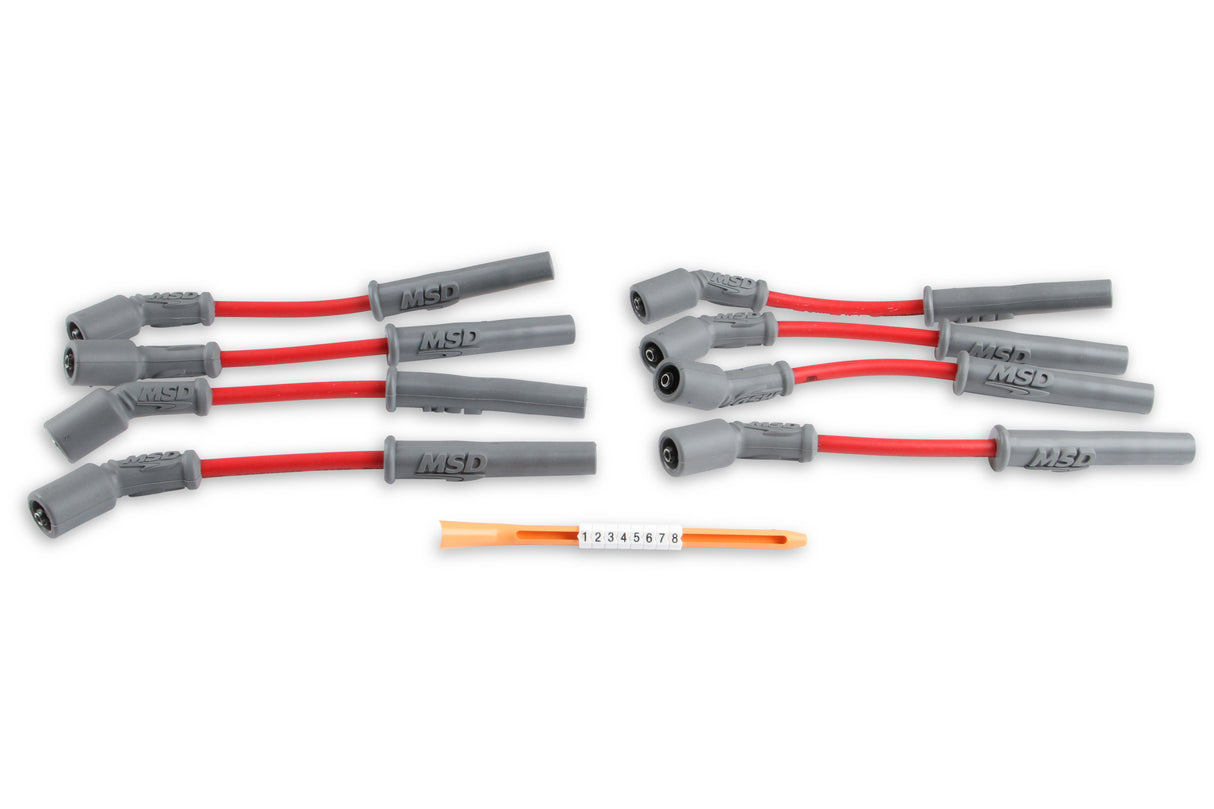 MSD Super Conductor Spark Plug Wire Set, GM LS1, '97-On, Vette, Camaro - 32819