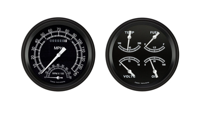 Classic Instruments TRADITIONAL 5IN SPEEDTACH & QUAD-GM - TR62BLF