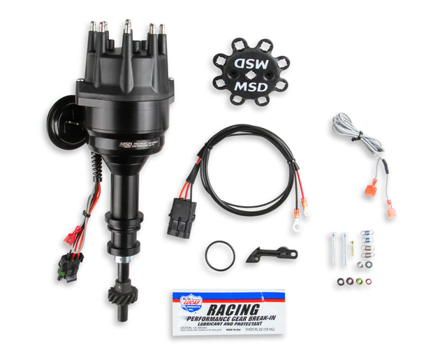 MSD Black Distributor, Ford, 351C-460, Ready-to-Run, Steel Gear - 835031