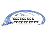 ACCEL Spark Plug Wire Set- 8mm - Blue Wire with Blue 90 Deg Boots - 4041B