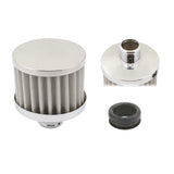 Mr Gasket Chrome Valve Cover Breather - Push On Style - 2049G