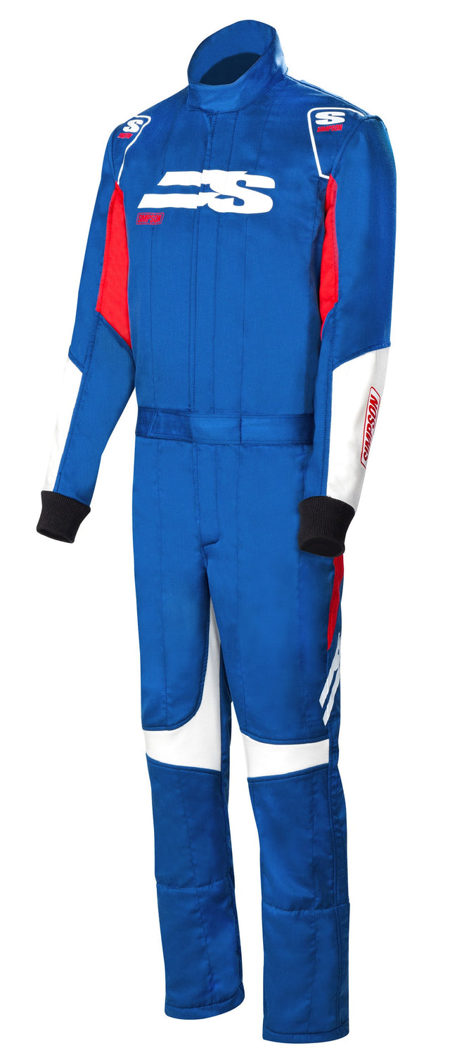 Simpson AIRSPEED SUIT Blue/Red/White XL - AS04421