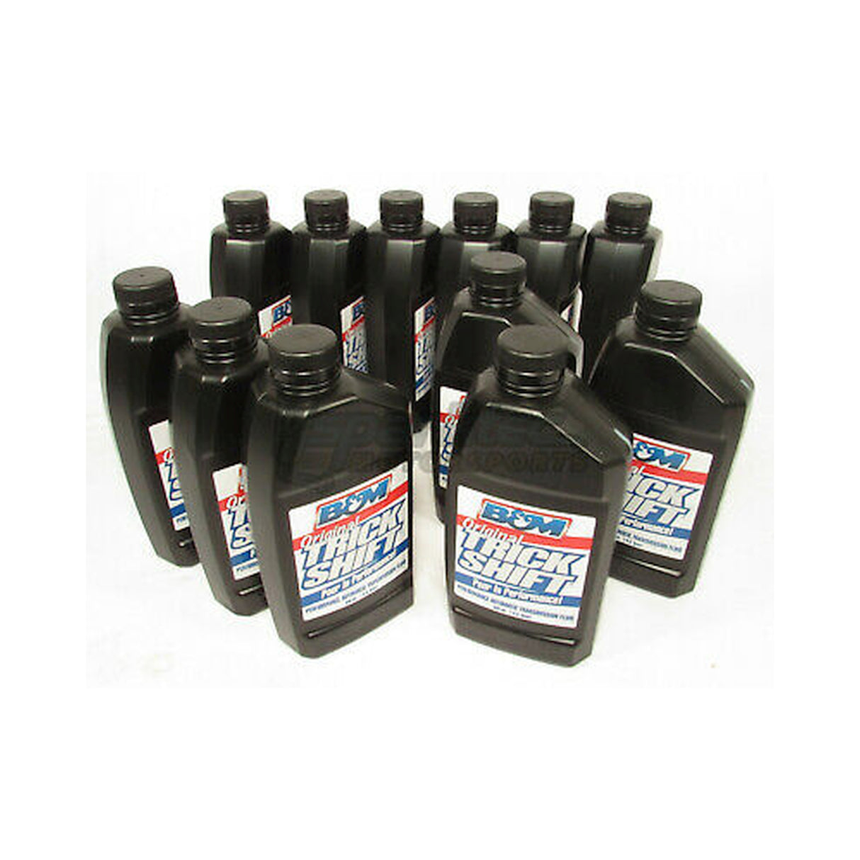 B&M Trick Shift Automatic Transmission Fluid - Case of 12 Quart Bottles - 80261