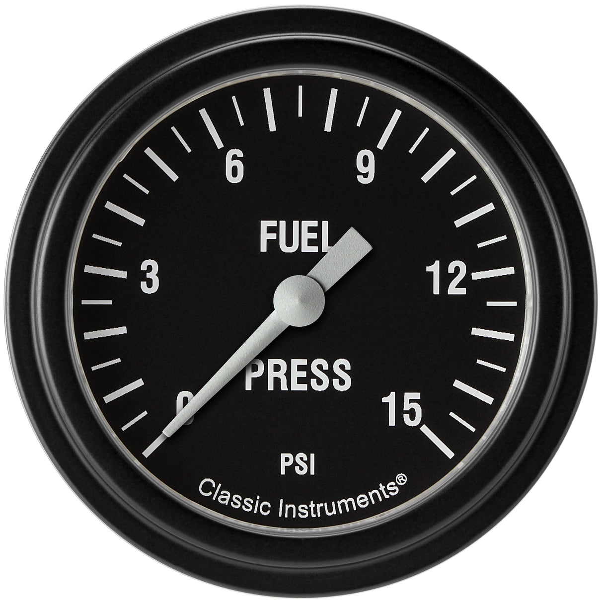 Classic Instruments HOT ROD 2 5/8IN FUEL PR 15psi ELEC - HR345BLF