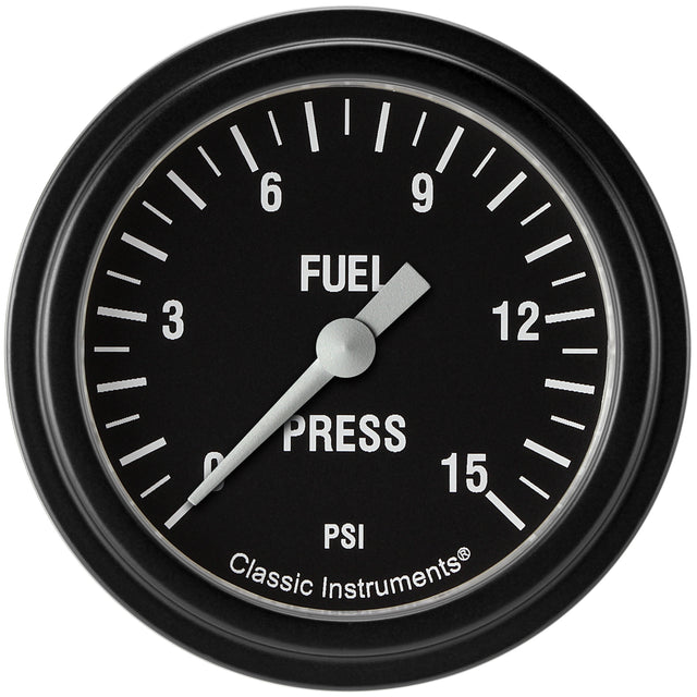 Classic Instruments HOT ROD 2 5/8IN FUEL PR 15psi ELEC - HR345BLF