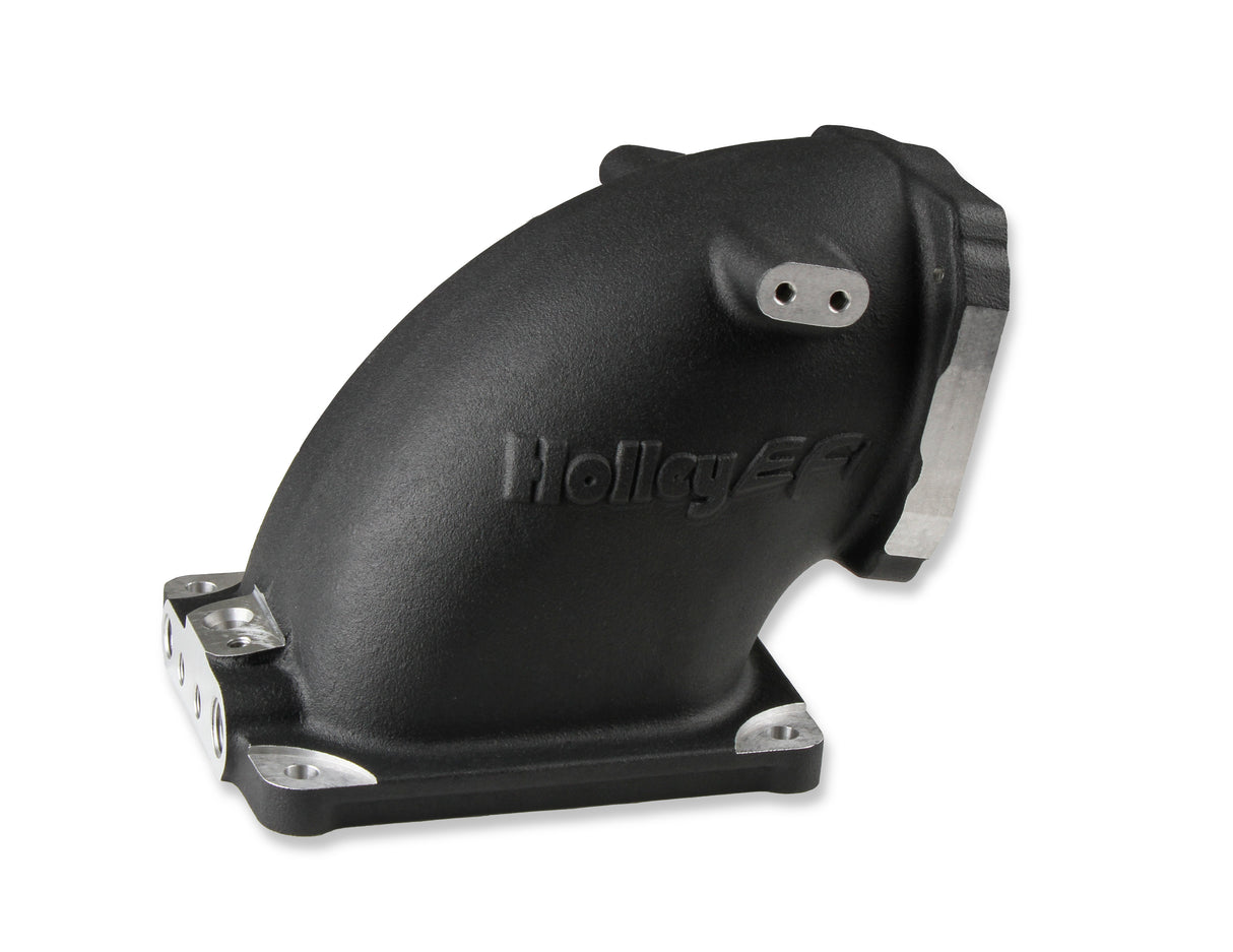 Holley 300-248BK Black Cast Aluminum 4500 EFI Throttle Body Intake Elbow-Ls