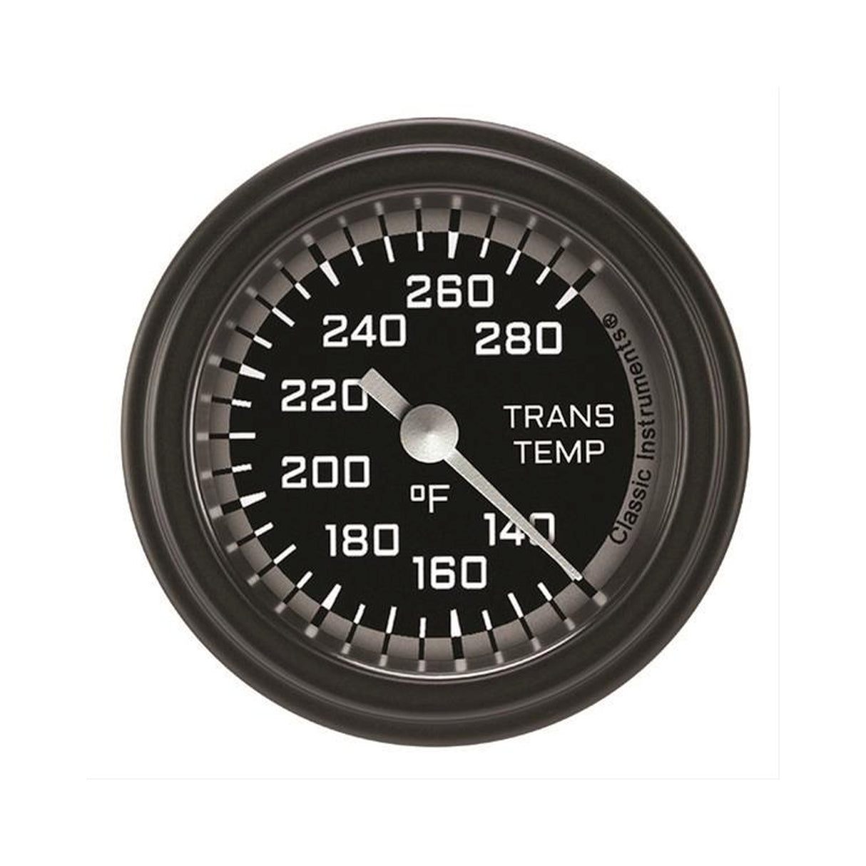 Classic Instruments Autocross Gray 2 1/8" Transmission Temperature Gauge - AX127GBLF