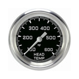 Classic Instruments Autocross Gray 2 5/8" Cylinder Head Temp. Gauge - AX397GAPF
