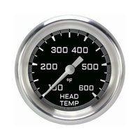 Classic Instruments Autocross Gray 2-5/8" Cylinder Head Tempature Gauge - AX397GAPF