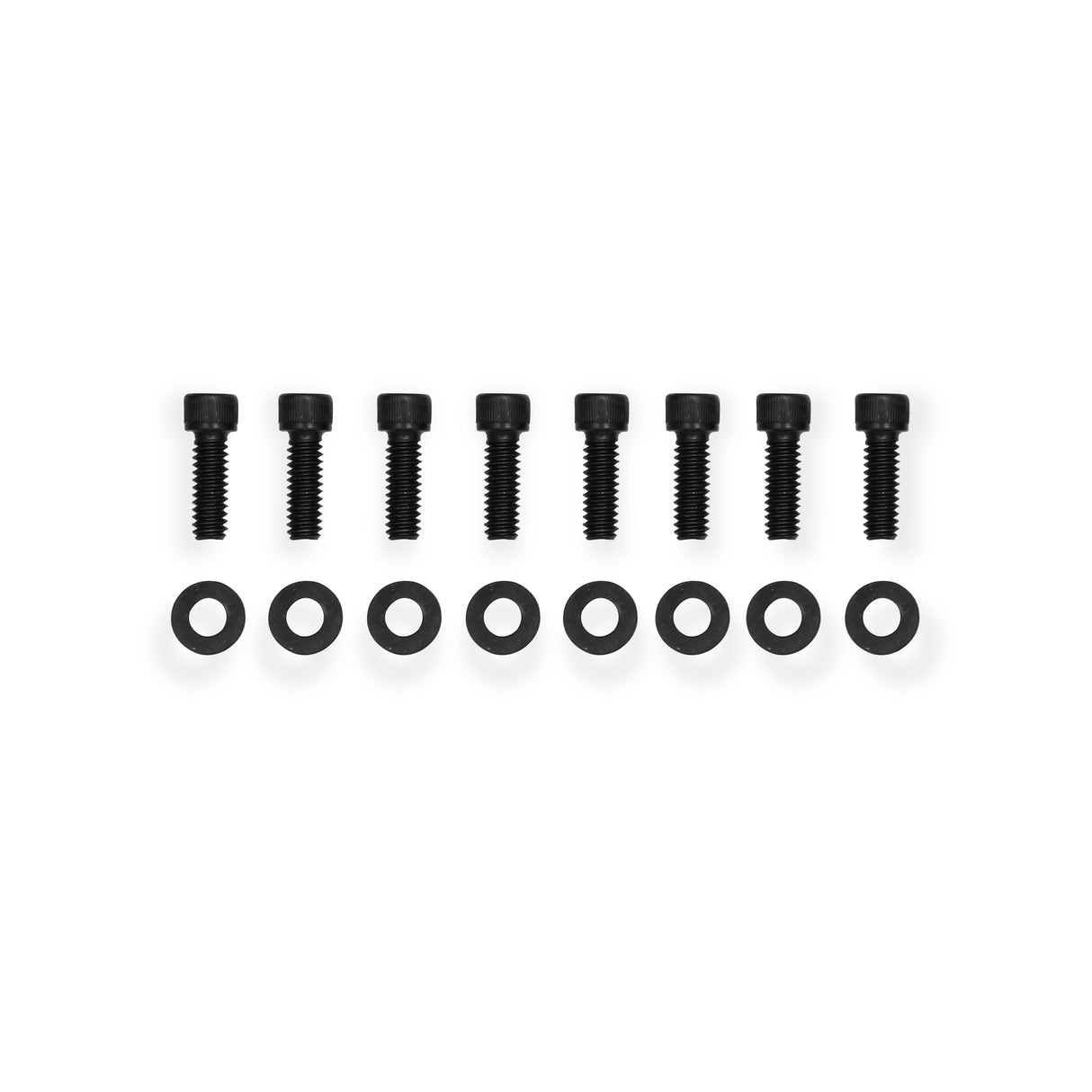 Holley 890010B Sniper Valve Cover - Fabricated Aluminum - SBC - Perimeter Bolt - Flat - Black