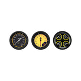 Classic Instruments Auto Cross Yellow 6 Gauge Set - AX03YBLF