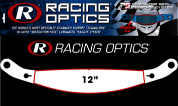 STILO 3459CP HELMET TEAR-OFFS PERIMETER ST5 SMALL TAB 4MM CLEAR -PACK OF 30 - 3459CP