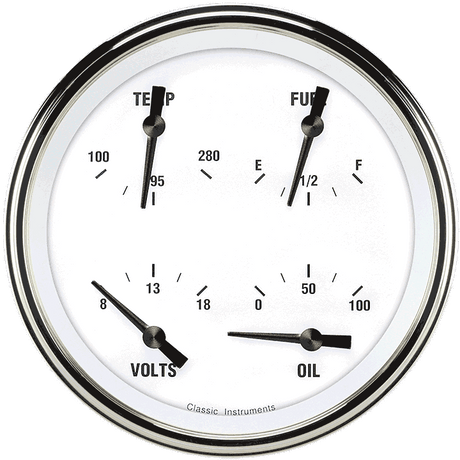 Classic Instruments White Hot 4 5/8" Quad - WH78SLF
