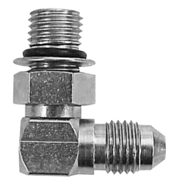 AFCO Fitting 7/16" SAE To #4 90 Degree - 40272 40272