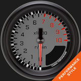 Classic Instruments AutoCross Gray 2 5/8" Tachometer - AX383GBPF