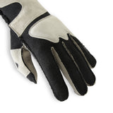 Racequip SFI 3.3/5 Black / Gray Outseam Long Gauntlet Nomex Race Gloves - Medium - 359603RQP