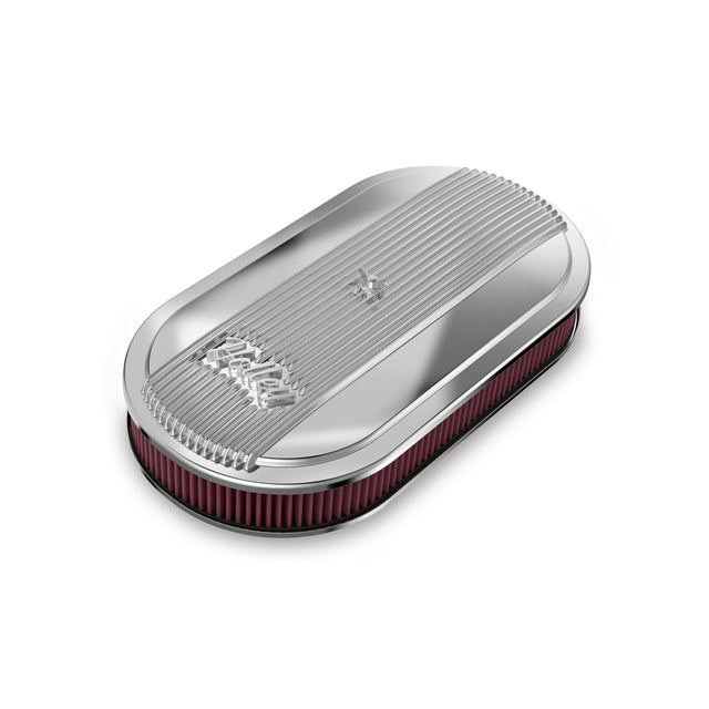 Holley 120-401 Vintage Series Oval Air Cleaner - Polished