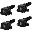 MSD Ignition Coil - Ford EcoBoost - 2.0L/2.3L L4 - Black - 4-Pack - 825943