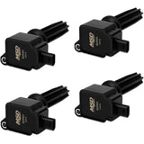 MSD Ignition Coil - Ford EcoBoost - 2.0L/2.3L L4 - Black - 4-Pack - 825943