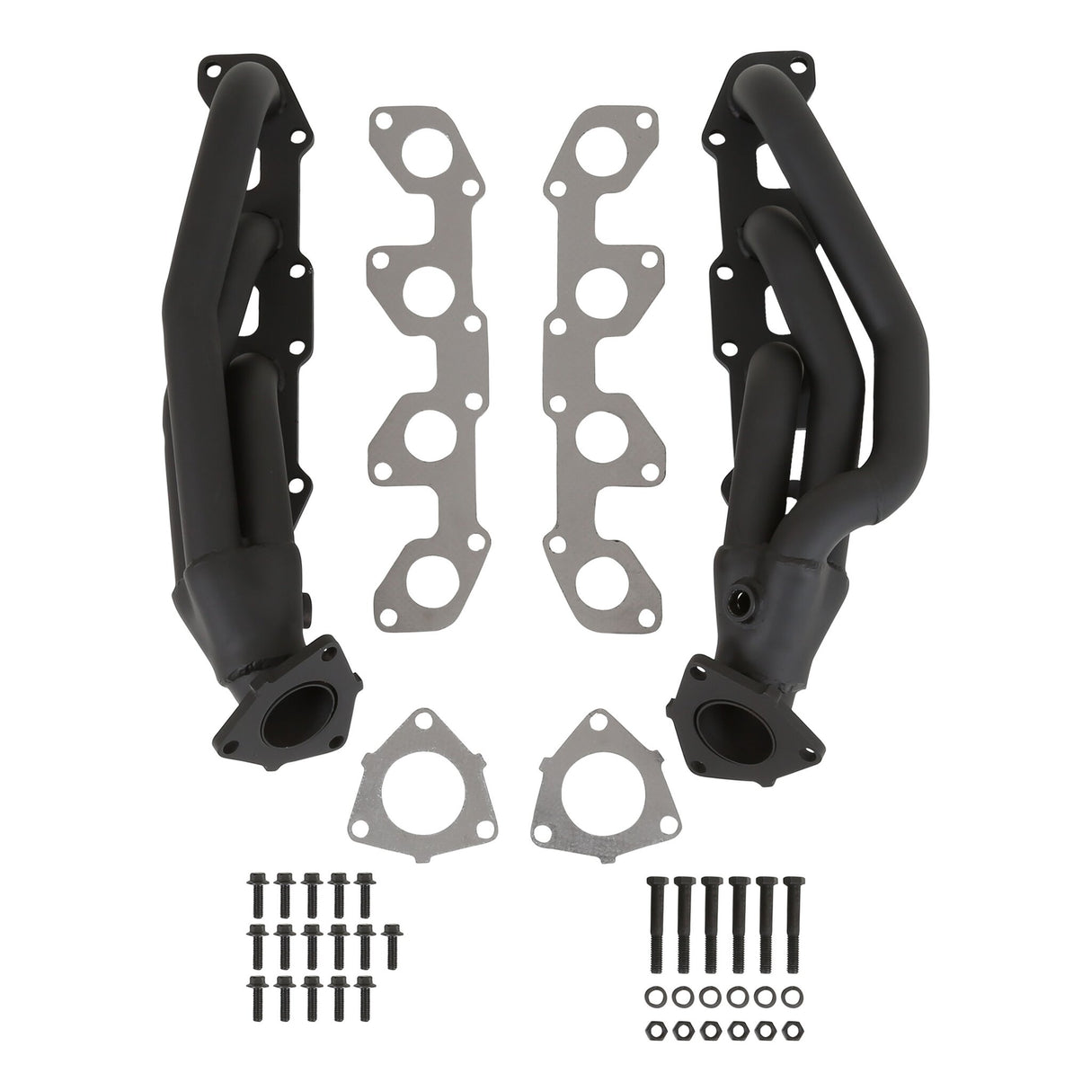 Flowtech Shorty Headers - Black Painted - 91730FLT