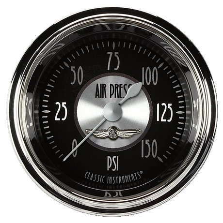 Classic Instruments All American Tradition 2 1/8" Air Pressure Gauge - AT118SHC