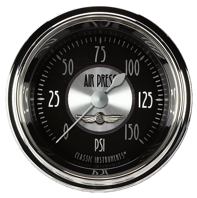 Classic Instruments All American Tradition 2 1/8" Air Pressure Gauge - AT118SHC