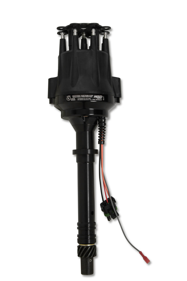 MSD Chevy V8 Marine Ready-to-Run Distributor- Black - 83607