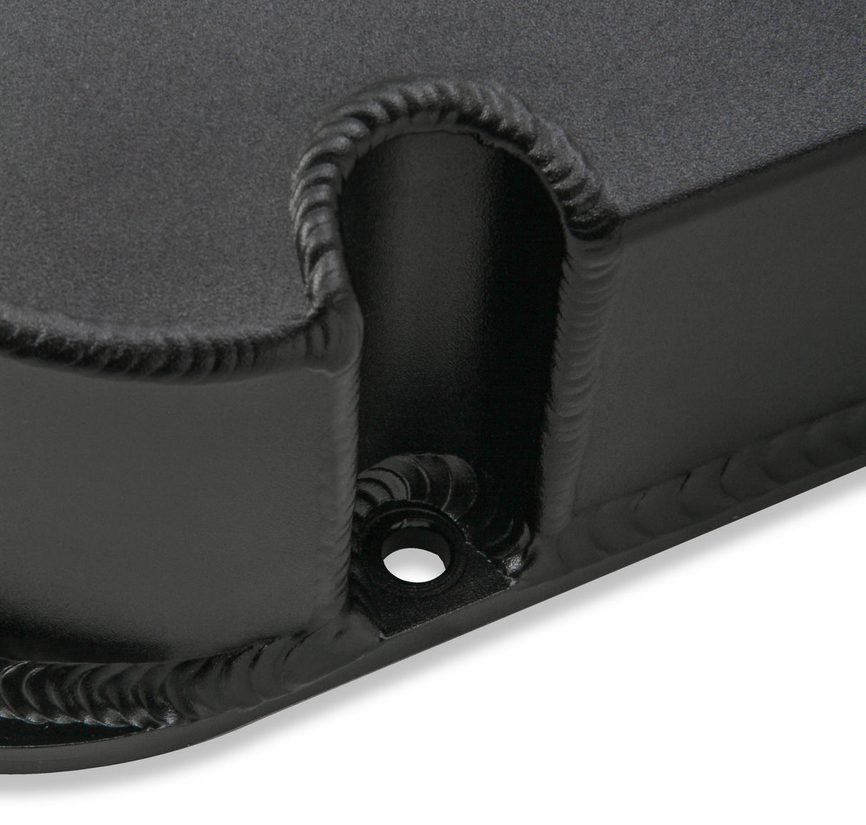 Holley 241-281 GM Licensed Valve Cover - Track Series - BBC - Fabricated Aluminum - Short Bolt - Black