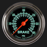 Classic Instruments G/Stock 2 1/8" Brake Pressure Gauge - GS167SLF