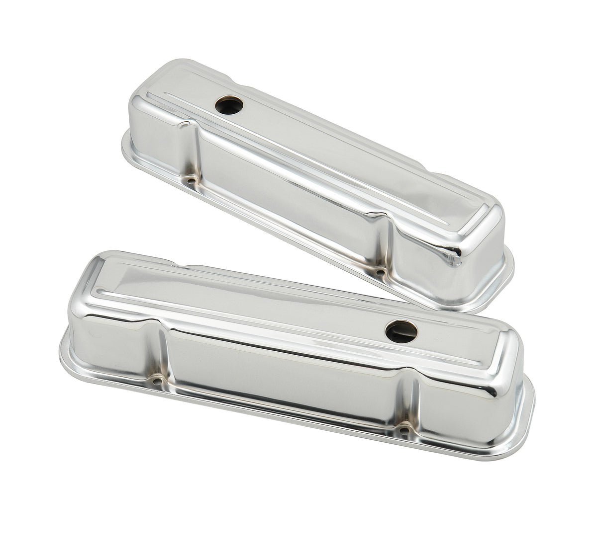 Mr Gasket Chrome Tall-Style Valve Covers - 9805
