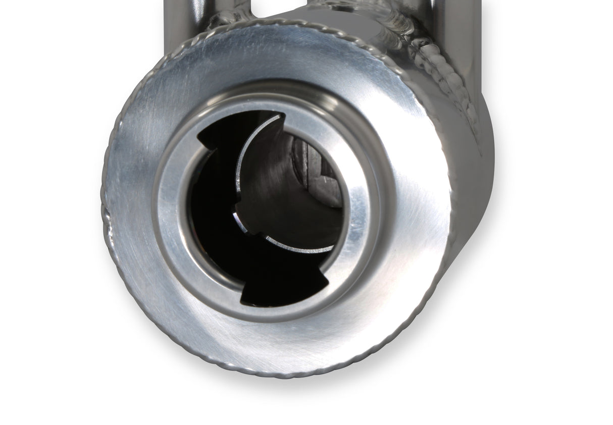 Holley 198-211 Power Steering Remote Reservoir - Polished Aluminum