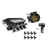 Holley EFI LS1 (Cath) Hi-Ram Black Kit with 102mm TB and 42lb injectors - 300-123BK-42K