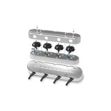 Holley 241-176 2-Piece "Chevrolet" Script Valve Cover - Gen III/IV LS - Polished
