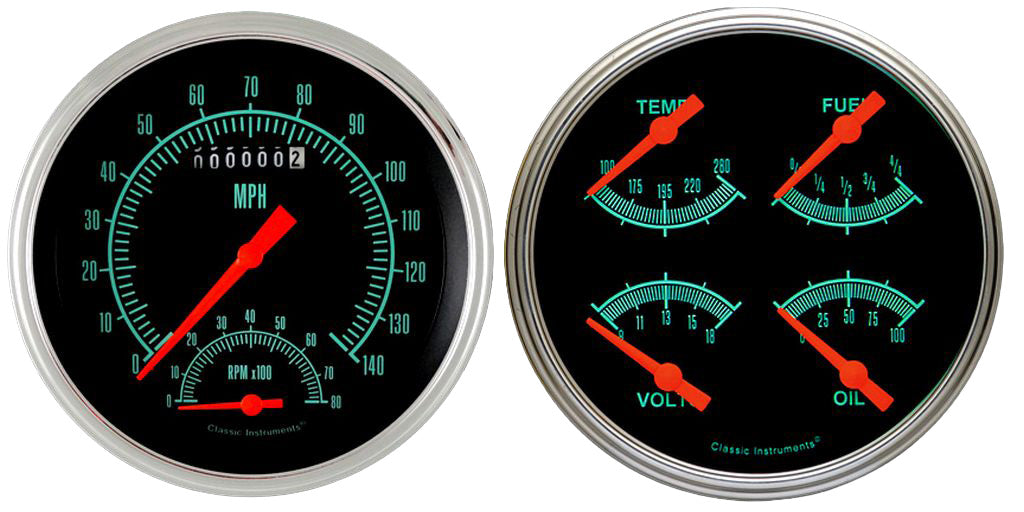 Classic Instruments G/Stock 5" Speedtach & Quad-GM - GS62SLC