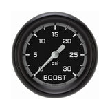 Classic Instruments Autocross Gray 2-5/8" Boost Gauge (30 PSI) - AX342GBPF