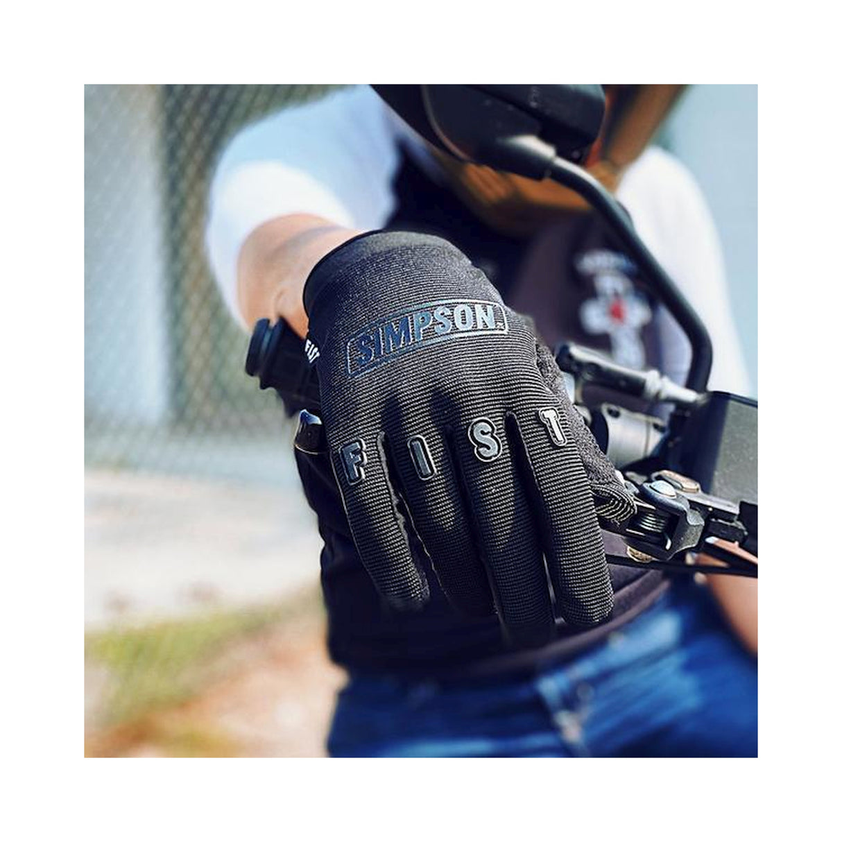 Simpson Motorcycle Simpson/FIST Motorcycle Gloves - Nocturn - SFG022X