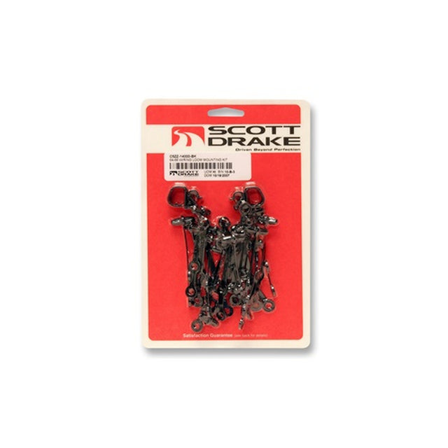 Scott Drake 64-66 Wiring Loom Mounting Kit - C5ZZ-14000-BK
