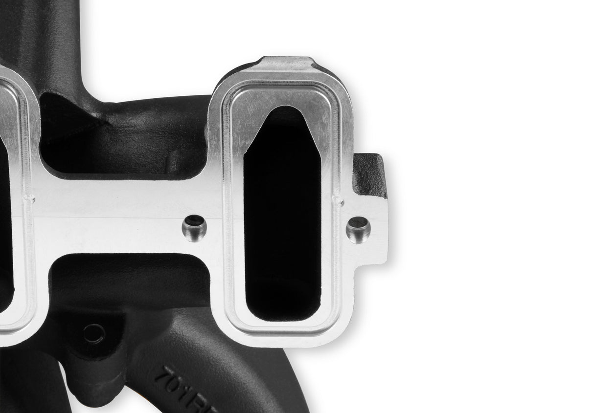 Holley 300-295BK Single Plane 4500 Carbureted Split-Design Race Intake Manifold - GM LS1/LS2/LS6