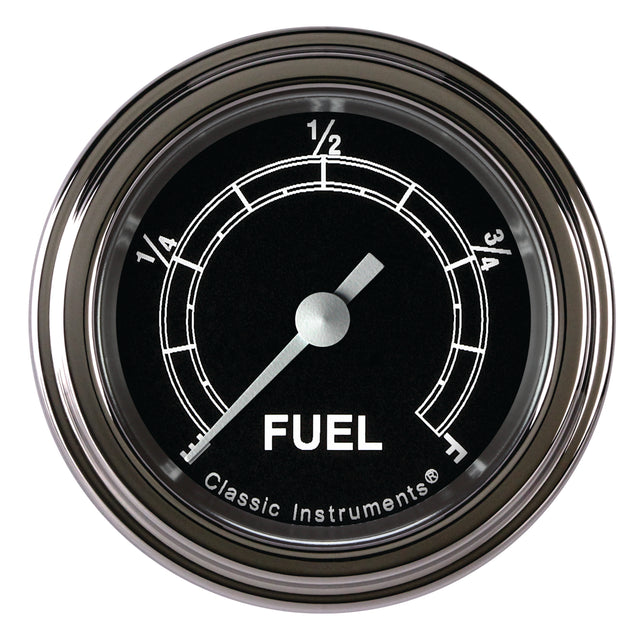 Classic Instruments Traditional 2-1/8" Fuel Level Gauge - TR109SLF