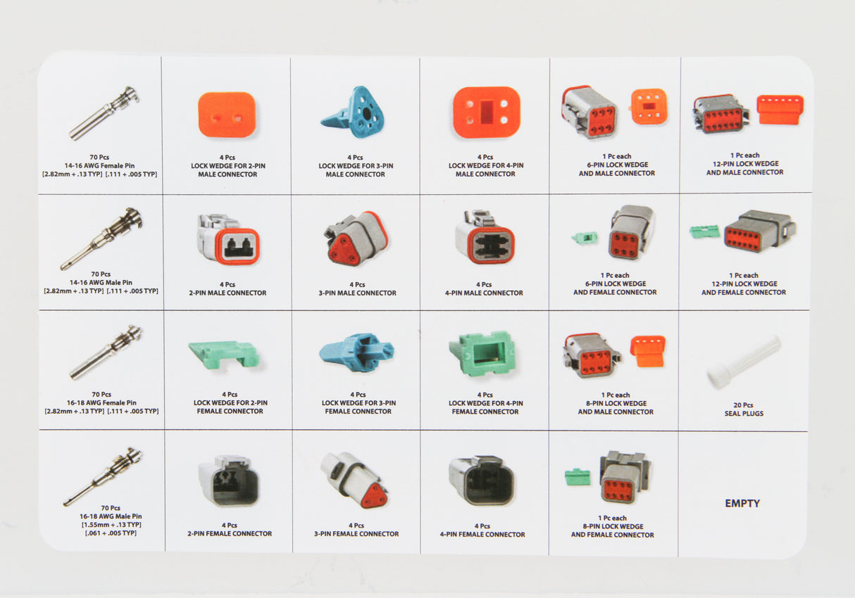 MSD Deutsch Connector Kit - 8188