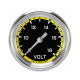 Classic Instruments Autocross Yellow 2-5/8" Volt Gauge - AX330YAPF