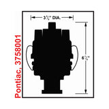Mallory Unilite Distributor Pontiac 301-455 - 3758001