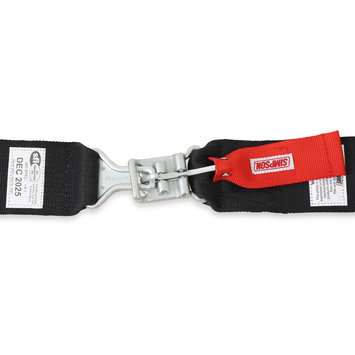 Simpson Racing STD. Latch & Link 5pt. Harness - 29061BK