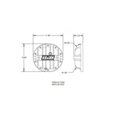 B&M Hi-Tek GM 10 Bolt Aluminum Differential Cover - 70502